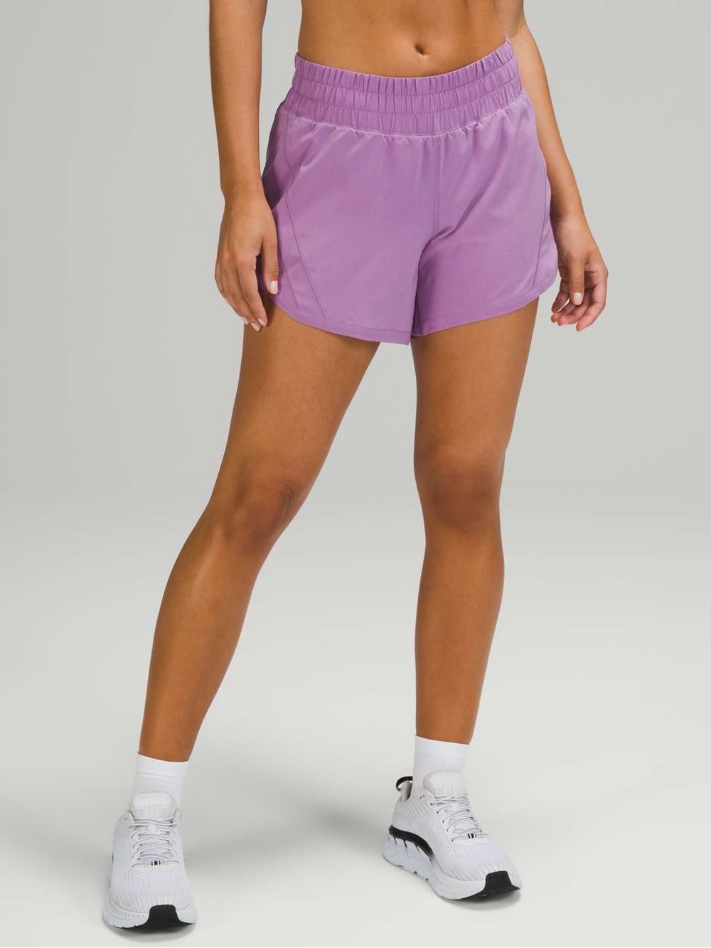 Lululemon Track That Mid-Rise Lined Short Wisteria Purple Size 4